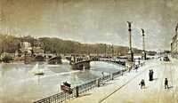 soutěžní návrh na průkop letenského svahu z roku 1906