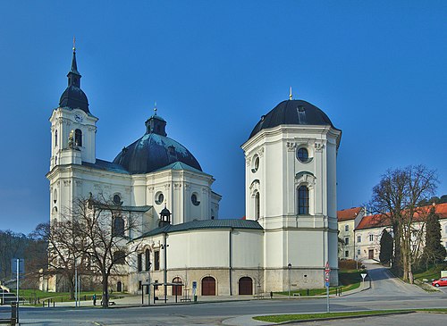 Chrám Jména Panny Marie ve Křtinách.