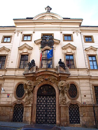 Kolovratský palác na Malé Straně.