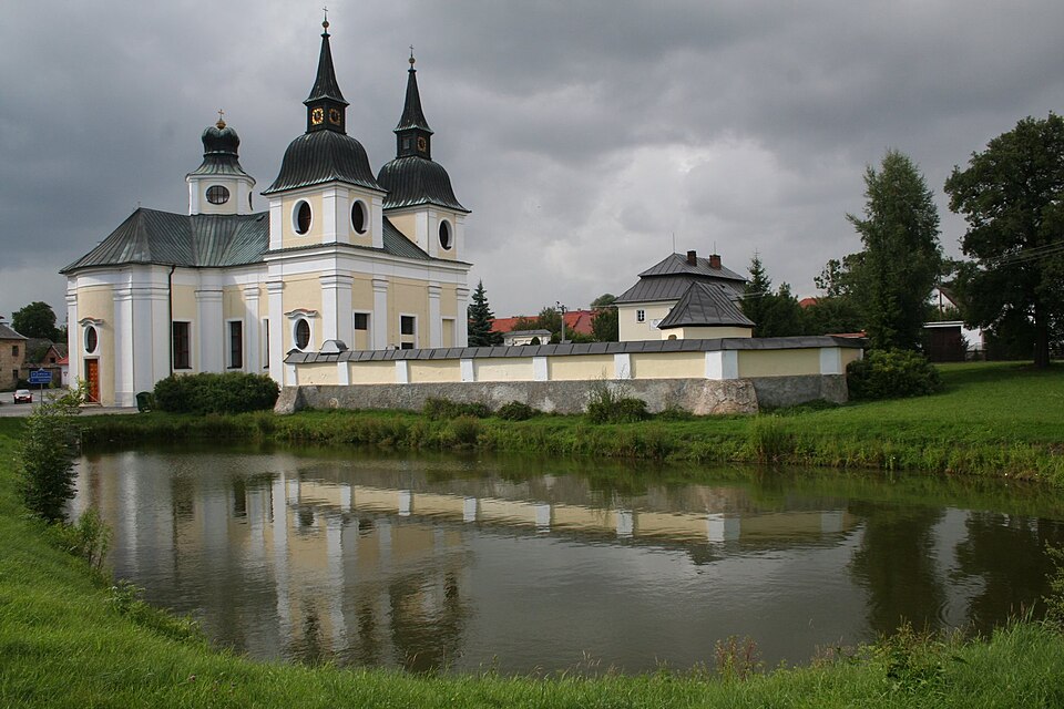 Kostel sv. Václava ve Zvoli.