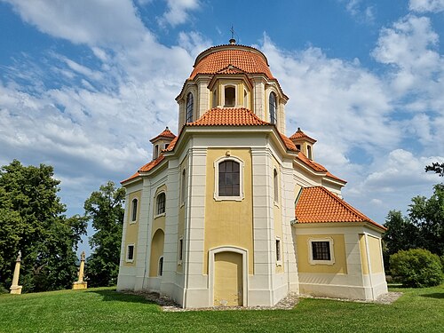 Kaple sv. Anny v Panenských Břežanech.