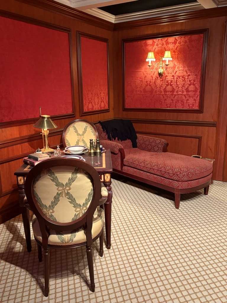 Vybavení kajuty 1. třídy. 