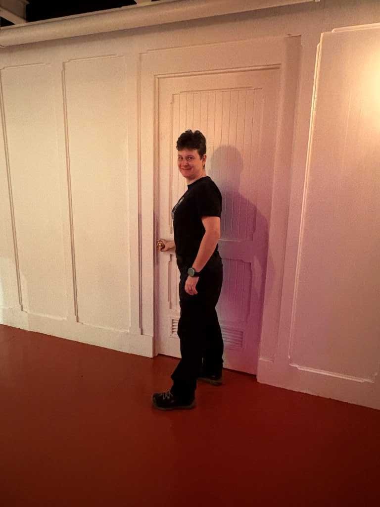 Vstup ke kajutám ve 3. třídě.